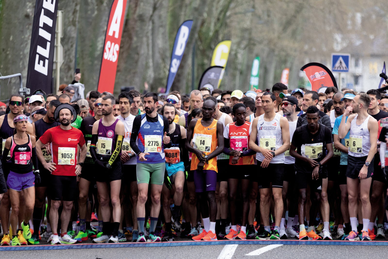 Coureurs au départ du Marathon de la Ville